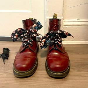 Size 11 Doc Martens, 1460 Lace up smooth leather boots